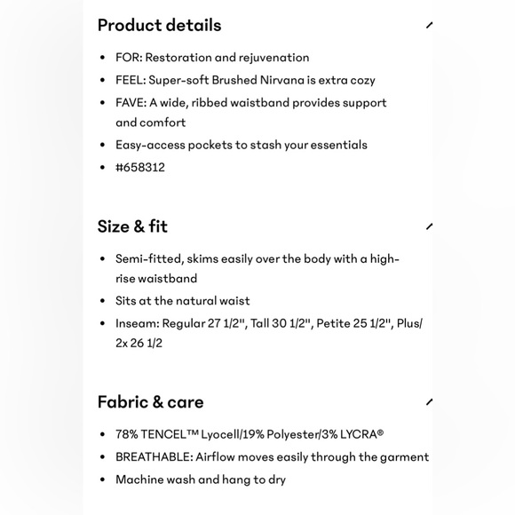 NWT-Athleta Elm Coaster luxe Jogger, Small - Picture 6 of 7